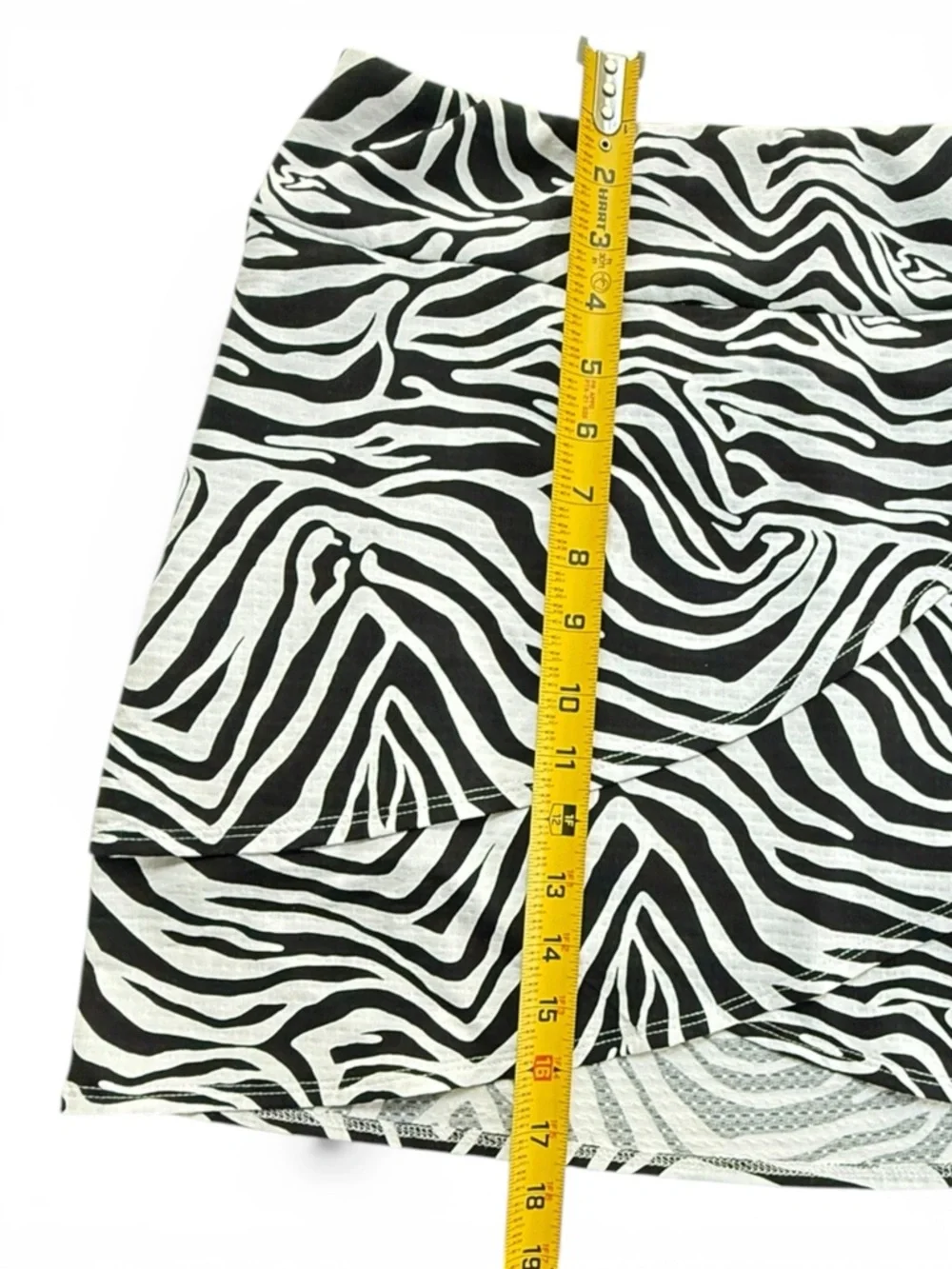 IBKUL Womens Cecilia Print Skort Black White Size L Golf Layered NWT - Picture 5 of 11